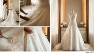 "Wedding Dress Cleaning and Preservation Dubai Hills"